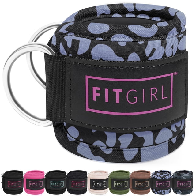 Correa de tobillo FITGIRL para máquinas de cable y bandas de resistencia