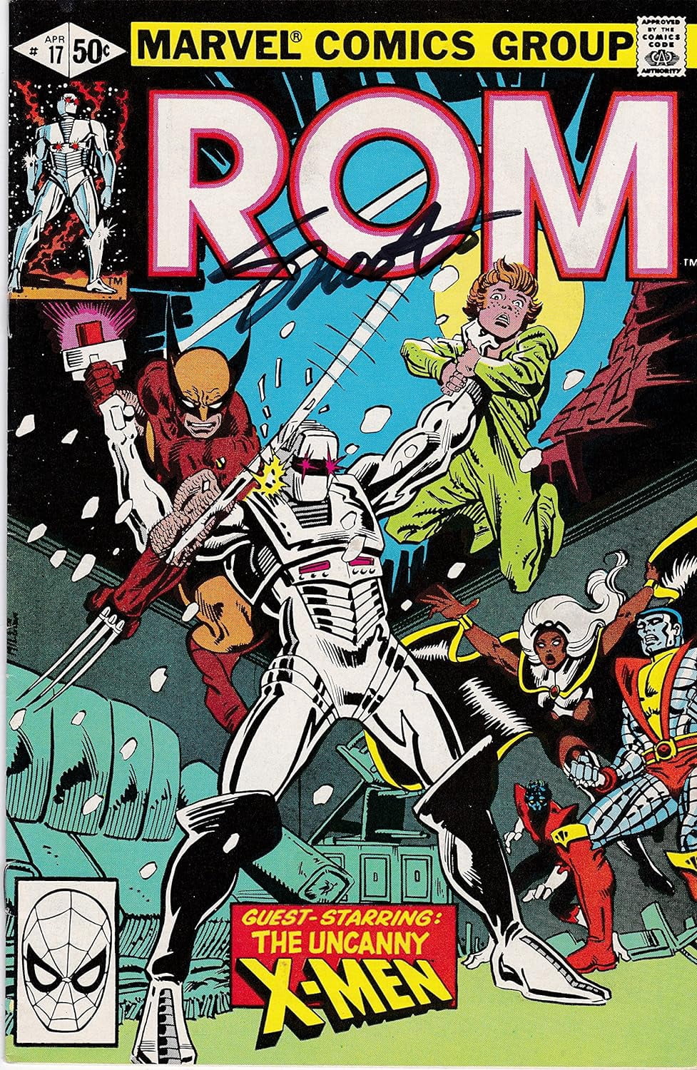 ROM #17 X-Men Signed Jim Shooter