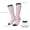 thumbnail image 6 of Fotbe Butterfly print Women's Men's Novelty Crew Socks Cotton Socks Knee High Socks for Walking,Running,Nurses,Pregnancy, 6 of 8