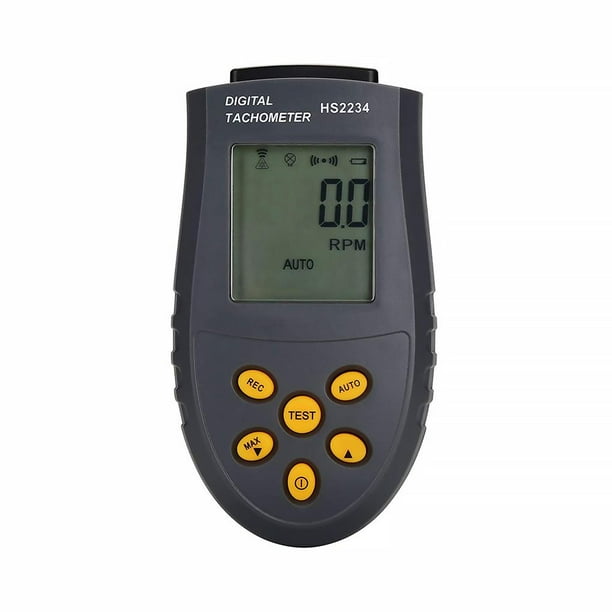 HS2234 Digital Laser Tachometer LCD RPM Test Small Engine Motor Speed