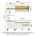 thumbnail image 3 of Cocina Integral Completa Modular Madesa Reims 190cm Blanco 3, 3 of 10
