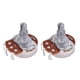 thumbnail image 2 of Paquete de 2 Potenciómetros Cónicos Grandes A250K, Potenciómetros Alfa para Guitarra Eléctrica / Bajo, de 18 Mm shamjiam Potenciómetro de guitarra Potenciómetro de audio, 2 of 9