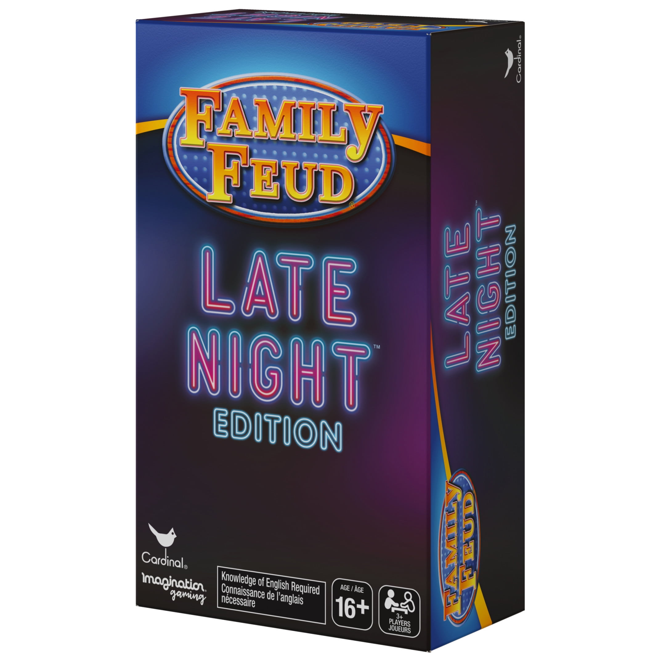 Family Feud, Late Night Edition Card Game for Adults Funny Survey Quizzes Party Game Board Game, for Adults and Teens Ages 16 and up