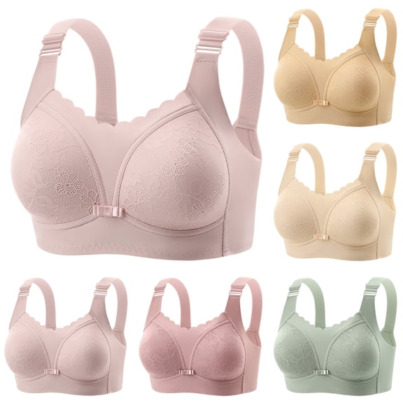 Asxite Bras for Women Plus Size No Underwire Thin Wireless Push Up Tube Top Backless Loose and Breathable Daily