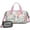 Pioneer Flower Floral-2, variant on Women Men Gym Bag,Pioneer Flower Floral Print Pattern Small Duffle Bag Spend the Night Bags for Women with Shoes Compartment Washbag,Detachable Shoulder Strap,19.7x8.3x11 Inches