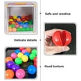 YIHONGMU 100 MultiColored Pong Balls for Large Group Games