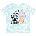 thumbnail image 3 of Inktastic All You Need is Ice Cream with Ice Cream Cone Boys or Girls Toddler T-Shirt, 3 of 5