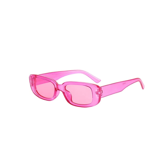 Guardurnaity Gafas de sol unisex lisas multicolores Gafas de sol Decoración de mano Gafas de mujer Gafas clásicas modernas a juego Lentes Púrpura y rosa