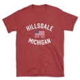 thumbnail image 1 of Hillsdale Michigan Patriot Men's Cotton T-Shirt, 1 of 1