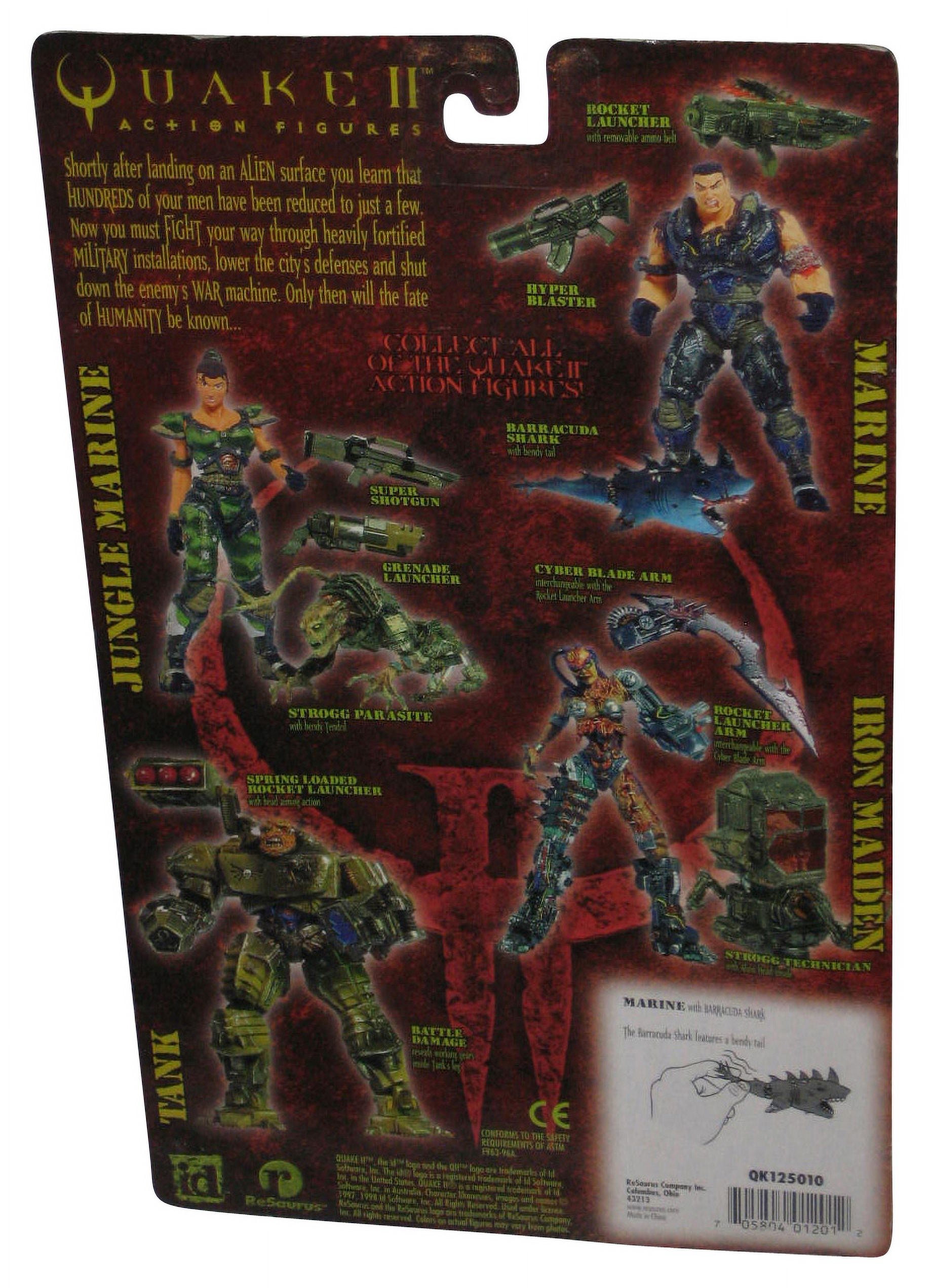 Figurine QUAKE II - Marine Major - Resaurus Toys - 1997 - NEUVE Sous Blister