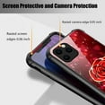 thumbnail image 4 of Case for iPhone 13 Pro,Red Gold Rose Pattern TPU Bumper Anti-Slip Case, 4 of 5