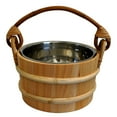 thumbnail image 3 of Sauna en Cèdre avec Louche en Acier Inoxydable et Doublure, 3 of 4