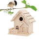 thumbnail image 1 of Pajarera de para Colgar Libre, Patio Libre Decorativo para Pigeon Finch Wren Robin Sparrow Hummingbird shamjiam casas de pájaros para el exterior, 1 of 8