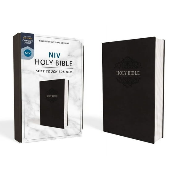 NIV, Holy Bible, Soft Touch Edition, Imitation Leather, Black, Comfort Print (Hardcover)