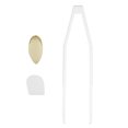 thumbnail image 3 of Hip Hop Tooth, Easy Wearing Reusable Teeth Brace Decoration Individualized Copper  For Fashion Show For Concert Gold, 3 of 8