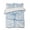 Sky Blue, Cyan, White, variant on Quilts Twin XL Size, Palm Tree Monstera Soft Comforter Bedding Set for Bed, Turquoise Teal White Leaf Boho Botanical Lightweight Quilted Bedspread with Pillow Cover(2 Pieces) All Season, 68x98 Inch