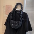thumbnail image 1 of Bolsas cruzados ligeros para mujer, Bolsas plisados, Bolsas laterales, Bolsa de mensajero informal Likrtyny Para Estrenar, 1 of 4