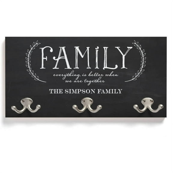Personalized Our Family Coat Hanger