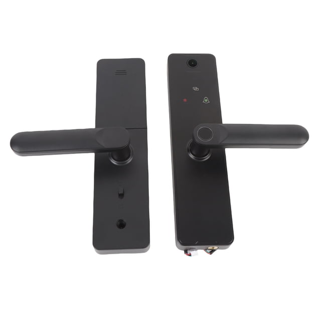 Manija De Puerta Electrónica, Contraseña, Tarjeta IC, Llave, Aplicación, Desbloqueo, Cerradura De Puerta Inteligente Con Cámara 6 En 1, Alerta De Batería Baja Para Apartamento