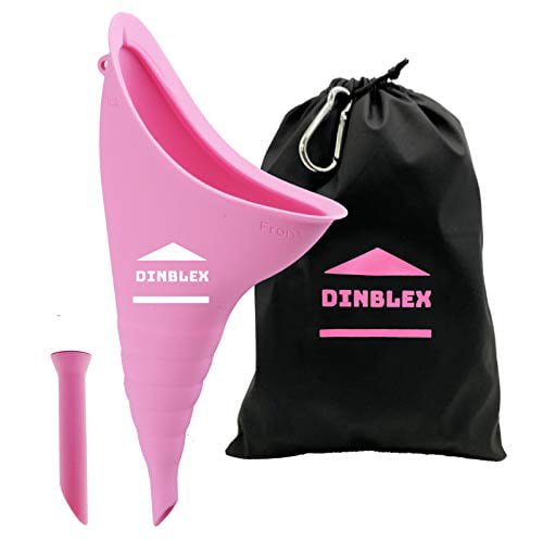 Dinblex Female Urination Device 2 packs Female Urinal for women Silicone She ... 