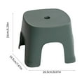 thumbnail image 3 of Step Stool under $5! kkbbma Plastic Step Stool, Small Portable Step Stool, Foot Stool with Non Slip Pads, Multifunctional Seat Stool Sturdy and Lightweight for Living Room Bathroom Kitchen, 3 of 8
