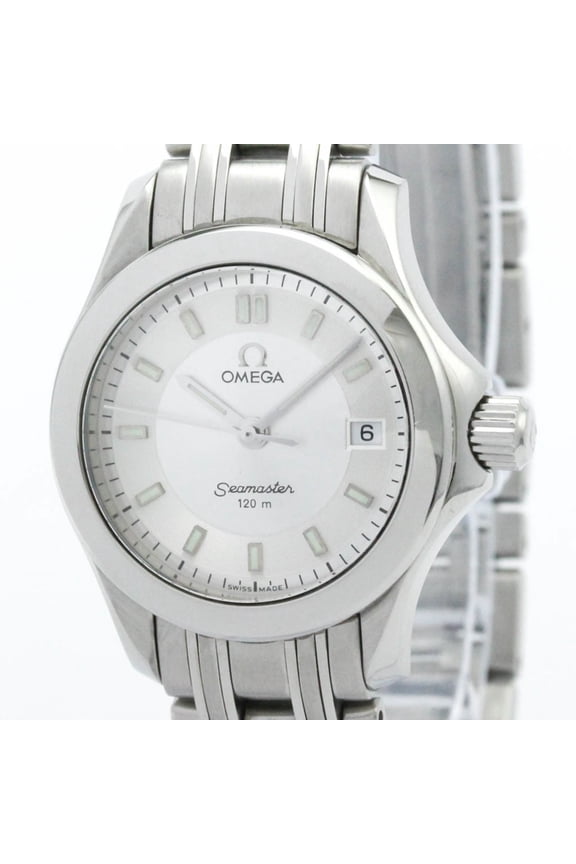 Pre-Owned OMEGA Seamaster 120M Steel Quartz Ladies Watch 2581.32 Polished