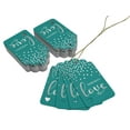 thumbnail image 3 of Inkdotpot Silver Foil Paper Hang Tags Made With Love Text Favor Tags 100 Pack, 3 of 6