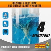 FlexiSnake Drain Weasel Pro Strength Drain Clog Remover Gel, 32 fl oz