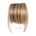 thumbnail image 3 of LHWEN Wig Front Fringe Head Clipped In The Human Hair Extension Wig Female Air Sideburns Beauty Salon Straight Hair Fun Lace Wavy Curls Braided Hair Synthetic Hair bohon Perfect for Party Everyday, 3 of 3