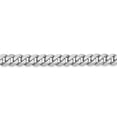 thumbnail image 2 of TheJewelryHut Designer 14k WG 5.75mm Flat Beveled Curb Chain, 2 of 2
