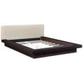 thumbnail image 2 of Modway Freja Queen Fabric Platform Bed in Cappuccino Beige, 2 of 7
