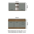 thumbnail image 3 of Cocina Integral Completa Modular Madesa Agata 150cm MG 02, 3 of 5