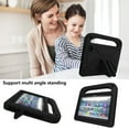 thumbnail image 6 of SaniMore for ALL-New Fire 7 2022 EVA Kids Case, Skid-Proof Texture Case with Holder & Foldable 2 in 1 Kickstand Shockproof Protective Case for ALL-New Fire 7 7" Boys Girls, Black, 6 of 6