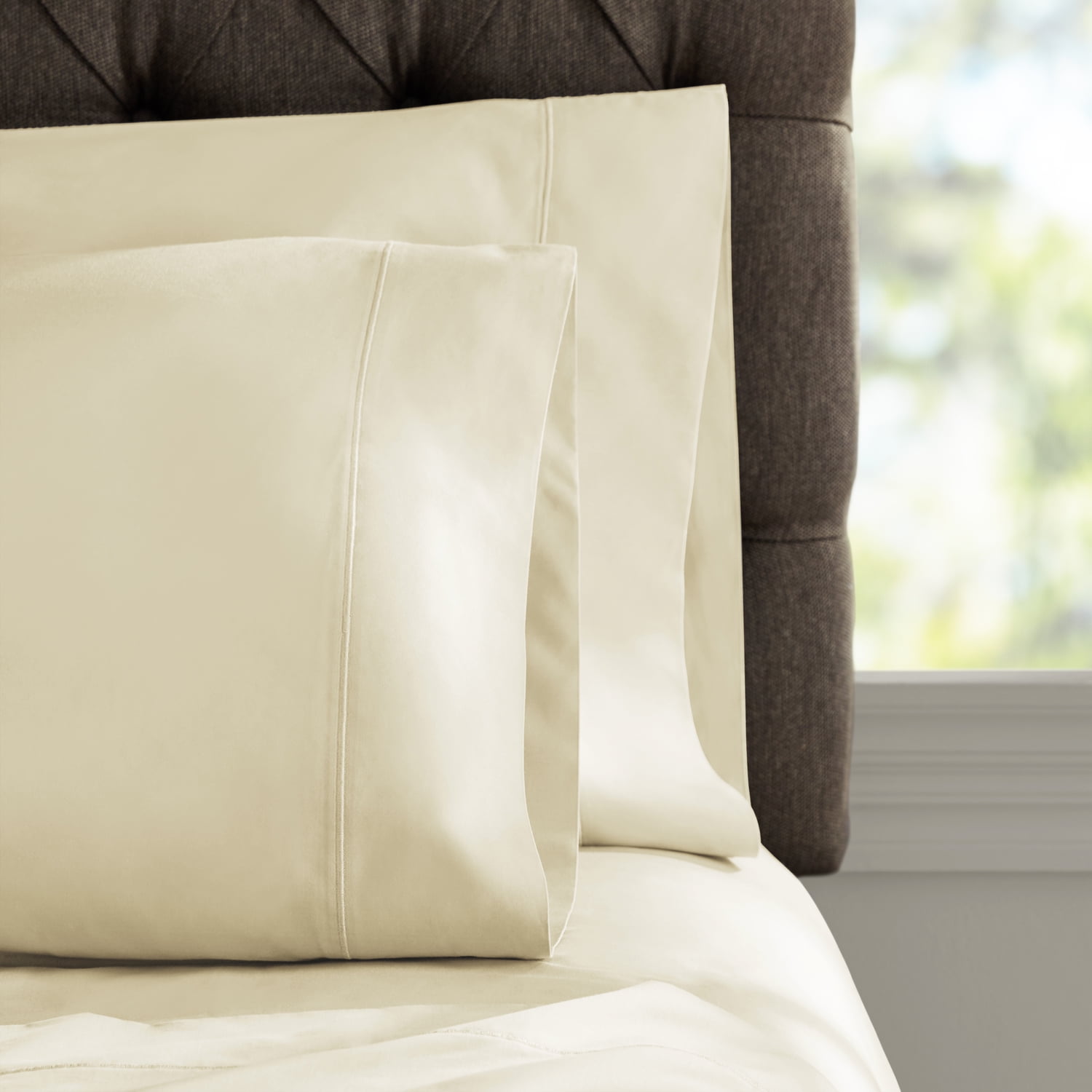 Hotel Style Egyptian Cotton 1000 Thread Count Fresh Ivory Queen Fitted Sheet