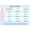 thumbnail image 3 of Gaexia Girls Dresses ,Girls Summer Dresses Casual Flutter Sleeve Chiffon Dress For Toddlers Kids Comfortable Elastic Waist Party Outfit (White,2-3 Years), 3 of 7