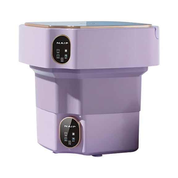 HIBIBUD Portable Folding Mini Washing Machine,17L Capacity for Small Loads,Multiple Wash Modes,Powerful Motor with Control,Integrated Wash and Dry Function,Space-Saving Design