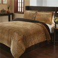 thumbnail image 1 of Fraiche Maison C1407020-SYQ-Cheetah 92 x 94 Po Velours Imprimé Réversible Peluche Couette Mini Set&44; Guépard - Grand, 1 of 5