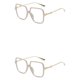 thumbnail image 1 of Jumpingount Gafas anti-luz azul para mujer, accesorio de moda imprescindible, gafas de ordenador, gafas de lectura Type3 NO3, 1 of 6