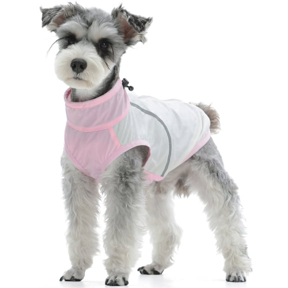 Kuoser Dog Shirts, UPF 50 Dog Sun Protection vest, Breathable Lightweight Quick Dry Puppy shirt, for Small to Large Dogs(Pink, M)