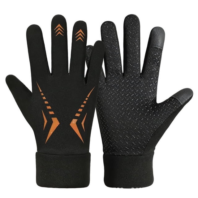 Guantes de montar para hombre de otoño e invierno, guantes antidesgaste y de terciopelo, guantes deportivos, guantes para mujer resistentes al frío y a las salpicaduras de agua, con pantalla táctil