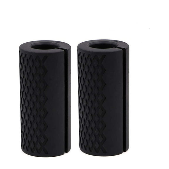 Bar Grips for Weightlifting,Thick Barbell Bar Grips,Gym Grips,Pull Up Bar, Rope Grips,Dumbbell Grips Arm Blaster Adapter for Powerlifting Rack Ergonomic (Blue)
