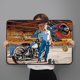thumbnail image 3 of Placa Metal Vintage para Niña Pintura Hierro Rectangular Artística Pared 40x30cm, 3 of 9