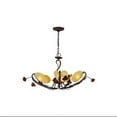 thumbnail image 3 of Meyda Tiffany Rose Coils 5 Light Shaded Chandelier, 3 of 6