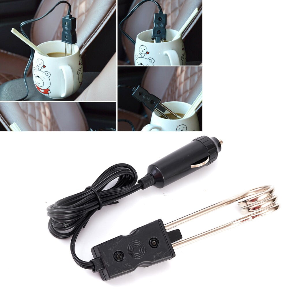 12V 120W Instant Immersion Heater Coffee/Tea/Soup Electric Water Portable Reheater