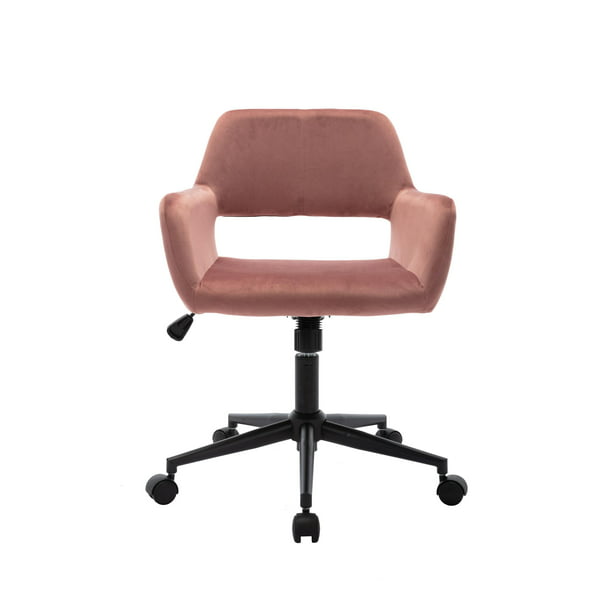 Velvet Office Chair, 360 Swivel Desk Chair, Accent Chair With Wheels ...
