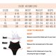 thumbnail image 5 of Traje de baño de una pieza para mujer con control abdominal, traje de baño entallado de cintura alta con tirantes ajustables, 5 of 5