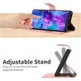 thumbnail image 4 of Flip Wallet Case for Samsung Galaxy S23 Plus with Kickstand & Wrist Strap, Shockproof TPU Inner Pink, 4 of 7