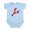 Sky Blue, variant on CafePress - Lone Lobster Infant Bodysuit - Baby Light Bodysuit, Size Newborn - 24 Months