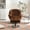 Brown, variant on JINS & VICO Velvet Swivel Accent Chair,Modern Lounge Chair with Metal Base Frame & Footrest,Comfortable Single Leisure Sofa Chair Reading Chair with 360 Degree Swiveling for Living Room,Green