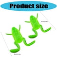 thumbnail image 3 of 5pcs Swimbait 6/8cm Topwater Frogs Lures Set Crankbait Fishing Lure Simulated Soft Frogs Baits with Hook, 3 of 8